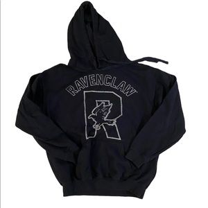 Womens Harry Potter RavenClaw pullover hoodie kangaroo pockets size M